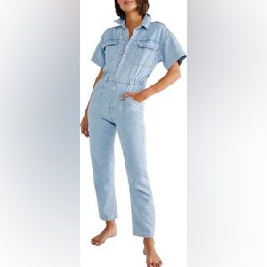 We The Free Marci Denim Jumpsuit